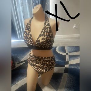 2-Piece Cheetah Swimsuit